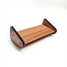 Apoio Descanso Base Suporte para Pés Escritório Home Office Madeira Nogal - 3