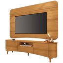 Ver imagem 1 de Rack para Sala Martina com Painel para TV 80 pol Orgânico Ermione B01 Cinamomo - Lyam Decor