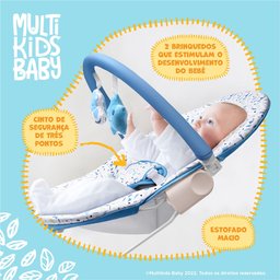Cadeira de Descanso Nap Time 0-11kgs Rosa Multikids Baby - BB291 BB291 - 6