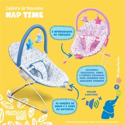 Cadeira de Descanso Nap Time 0-11kgs Rosa Multikids Baby - BB291 BB291 - 7