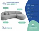 Ver imagem 4 de Sofá Luxuoso Sala de Estar Modular 290cm Aiko