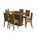 Ver imagem 2 de Conjunto Sala de Jantar Mesa e 6 Cadeiras Celeny Madesa