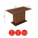 Ver imagem 3 de Conjunto Sala de Jantar Mesa e 6 Cadeiras Celeny Madesa