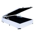 Ver imagem 1 de Base Box Baú Casal Co. Sintético Branco 39x138x188cm