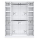 Ver imagem 3 de MODULO CLOSET COM COLMÉIA M133.2021.B (LOJA ROUPAS, CASA) MUNDI MOVEIS