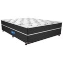 Ver imagem 1 de Cama Box Conjugado Casal: Colchão Molas Prolastic Prodormir Springs Pillow Black (138x188x41)