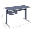 Ver imagem 2 de Mesa Corporativa Empresa Azul