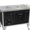 Ver imagem 2 de Fogão a Lenha Tradicional 02 Venâncio sem Tampa Preto 2dpr