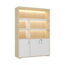 Ver imagem 1 de Conjunto Escritório Artany: Mesa Organic e Estante c/ LED
