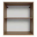Ver mais imagens de Armário Aéreo para Quarto 60 cm 2 Nichos Abertos Rustic Neo Madesa