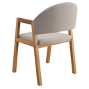 Ver imagem 5 de Mesa Jantar Palmas Redonda 150cm com 6 Cadeiras Modernas:linho Areia