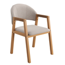 Ver imagem 6 de Mesa Jantar Palmas Redonda 150cm com 6 Cadeiras Modernas:linho Areia