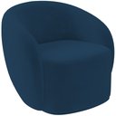 Ver imagem 1 de Poltrona Decorativa para Sala de Estar Living Gliese K01 Veludo Azul Marinho - Lyam Decor