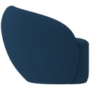 Ver imagem 7 de Poltrona Decorativa para Sala de Estar Living Gliese K01 Veludo Azul Marinho - Lyam Decor