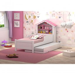 Bicama Juvenil Casinha de Princesa com Colchões - 2