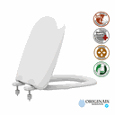 Ver imagem 2 de Assento Sanitário Sabatini Branco Soft Close Termofixo