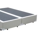 Ver imagem 3 de Base Box King Bipartido Sintético Branca - 42x198x203:branco