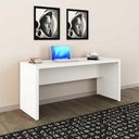 Ver imagem 3 de Kit para Escritório com Mesa Gaveteiro e Estante 5 Nichos Br Cor:branco
