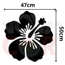 Ver imagem 5 de Adesivo de Parede Silhueta Flor Havaiana - 47x50cm