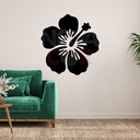 Ver imagem 1 de Adesivo de Parede Silhueta Flor Havaiana - 47x50cm