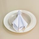 Ver imagem 3 de Kit de 8 Anéis para Guardanapos Árvore de Natal Prata