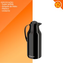Garrafa Térmica Unitermi 750ml Preta - 3