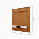 Ver imagem 4 de Painel Ripado para TV até 60 Polegadas com LED MDF 223cmx240cm Led Trento