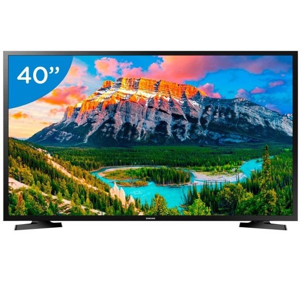 Smart TV LED 40 Samsung J5290 Full Hd Wi-Fi Conversor Digital 2 HDMI 1 USB - 1