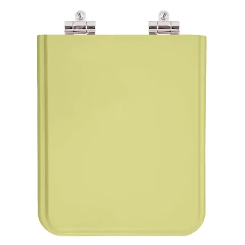 Assento Sanitário Poliester Soft Close Square Verde Macê para vaso Incepa