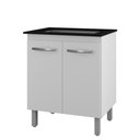 Ver imagem 1 de Balcão Cooktop 2 Portas Jade Branco - Moblis