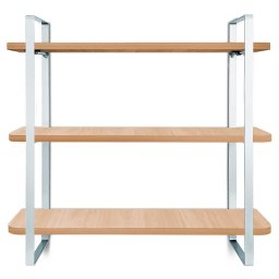 Prateleira Tripla Nicho Hone Modelo Industrial Decoração Casa 60x15 Branca/Jade - 3