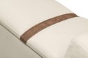 Ver imagem 5 de Recamier Baú Pés em Madeira Cama Casal 1,50m Retro Premium Estilo Decorativo Estofado Cor Bege