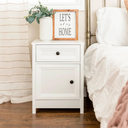 Ver imagem 6 de Mesa de Cabeceira 1 Porta 1 Gaveta 45 Cm Dm112 Branco Dtall