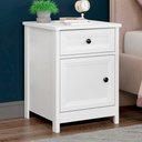 Ver imagem 2 de Mesa de Cabeceira 1 Porta 1 Gaveta 45 Cm Dm112 Branco Dtall