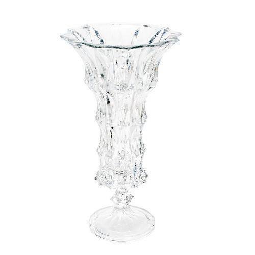 Vaso Decorativo 41cm De Cristal Ecológico Fortune Bohemia - R5956 - 2