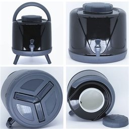 Botijão Garrafão Térmico 5 Litros com Torneira Preto - 2