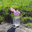 Ver imagem 4 de Garrafa Squeeze Bubble Plástico Para Água Academia 400ml Rosa