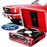 Toca Disco Lp Mustang USB 4 em 1 Vintage Retro Vinil Vitrola Rádio (Mustanglp) - 1