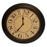 Relógio Parede Analógico 80 Cm Gigante Retrô Marrom ALÉM MAR - 1