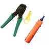 Kit Alicate Crimpar Rj45 + Alicate Punch Down De Impacto - 1
