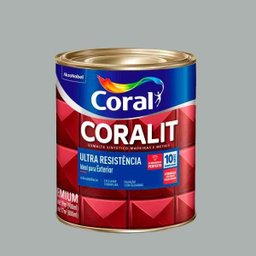 Esmalte Coralit 900ml Acetinado Platina - 1