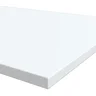 Kit 02 Prateleiras em Mdf 15mm Branco 25x100cm com Suporte Fixação - 3