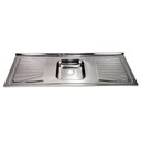 Ver imagem 1 de Pia de Cozinha Inox Cuba Central 150x52cm - FABPIA01080101 - FABRINOX