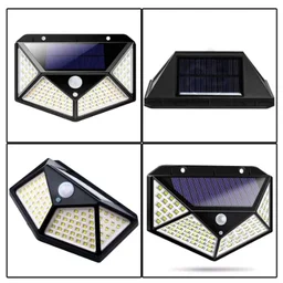 Luminária Solar 100 Led com Sensor para Jardim Externa Prova D'água Luz Led Solar Lâmpada - 4