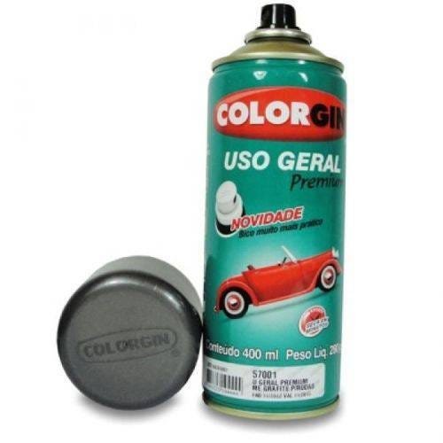 Spray Uso Geral Grafite Médio para Rodas Ref 55031 - COLORGIN - 1