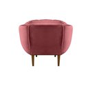 Ver imagem 4 de Poltrona Decorativa Marcela Veludo Rosa
