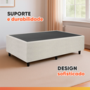 Ver imagem 4 de Cama Box Solteiro 0,88m com 38cm de Altura Prince Branco