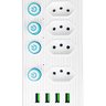 Extensao 4 Tomadas + 4 Usb Filtro de Linha - 4