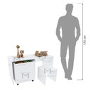 Ver imagem 7 de BAÚ COM RODAS E MESA COM BANCO PARA BRINCAR M157.2021.B MUNDI MOVEIS