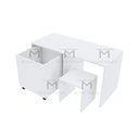 Ver imagem 2 de BAÚ COM RODAS E MESA COM BANCO PARA BRINCAR M157.2021.B MUNDI MOVEIS